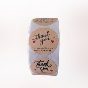 💟 2 /$20 💟  THANK YOU stickers… perfect for your small business! 500 stickers